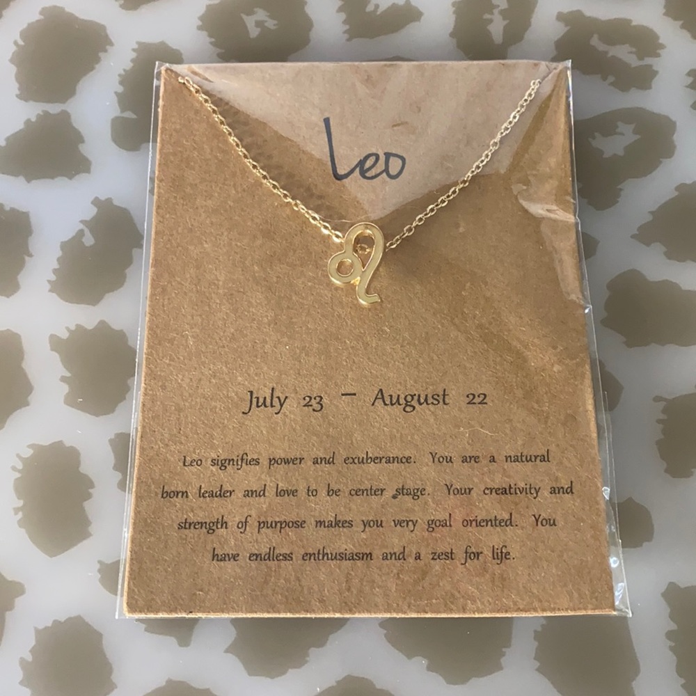 Zodiac Necklace Leo